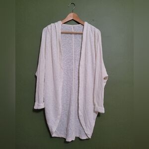 American Apparel Cream Knit Cardigan - One Size